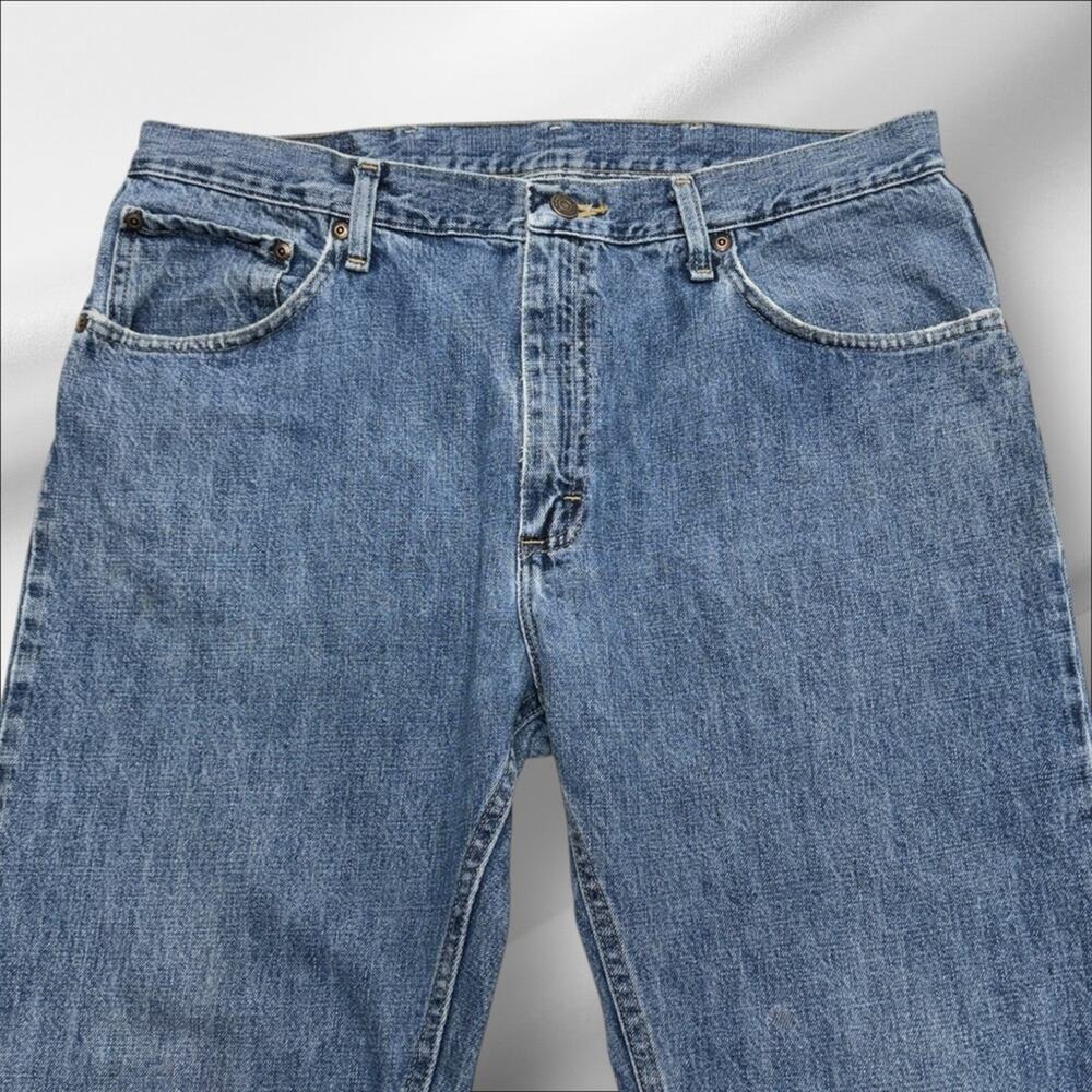 WRANGLER Men’s 34 x 32 Straight Leg Blue Jeans